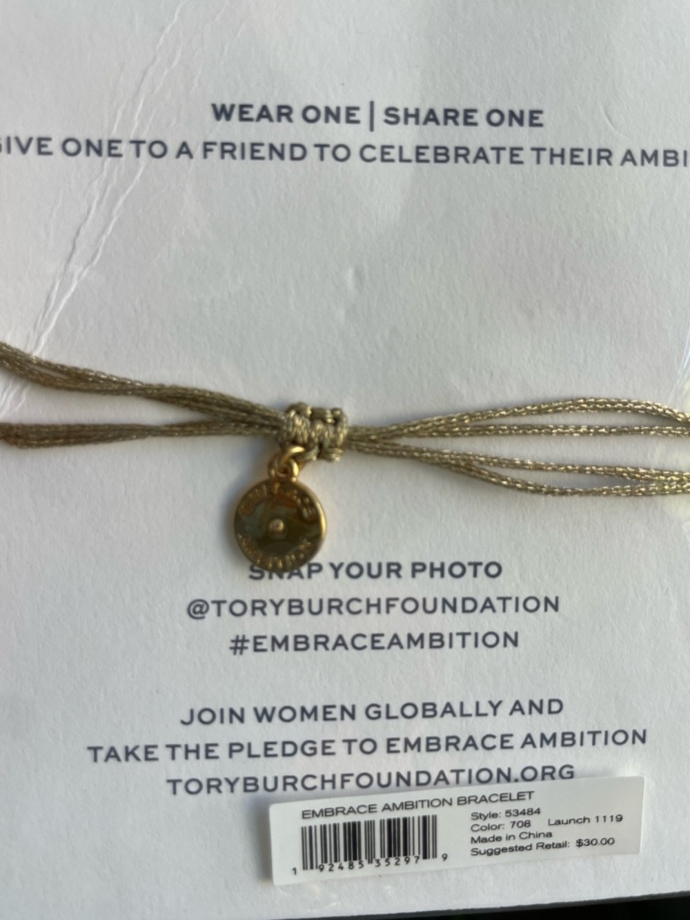 Tory Burch EMBRACE AMBITION BRACELET in Gold/Tory Gold - Picture 10 of 12